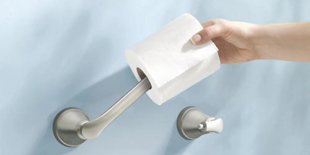 Remove Moen Toilet Paper Holder from Wall